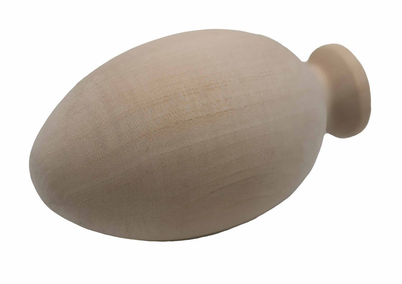 Basswood Large Egg on Pedestal - Cherry Tree Toys