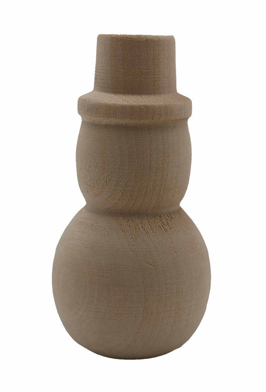 Basswood Mini Snowman - Cherry Tree Toys