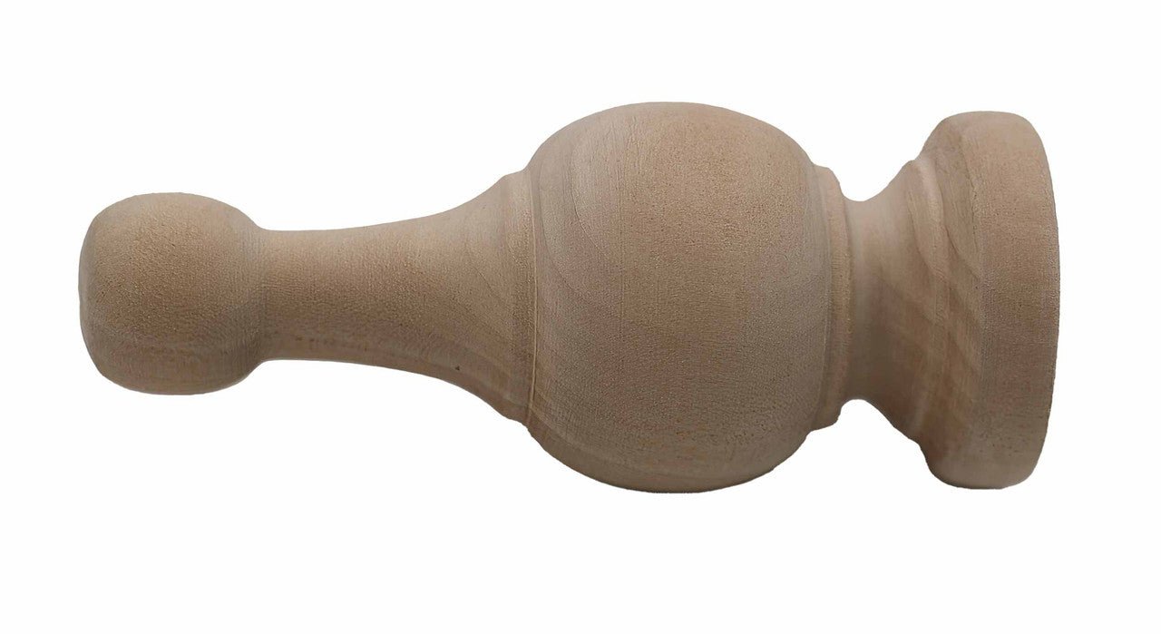 Basswood Topper Turning - Cherry Tree Toys