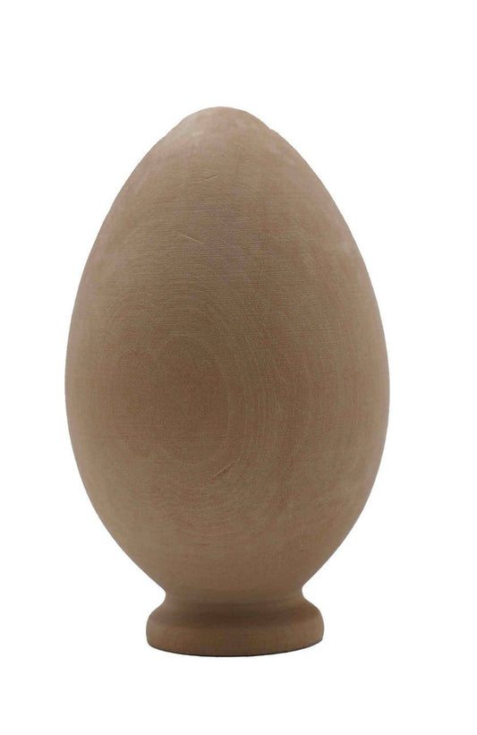 Basswood X - Large Egg on Pedestal - Cherry Tree Toys