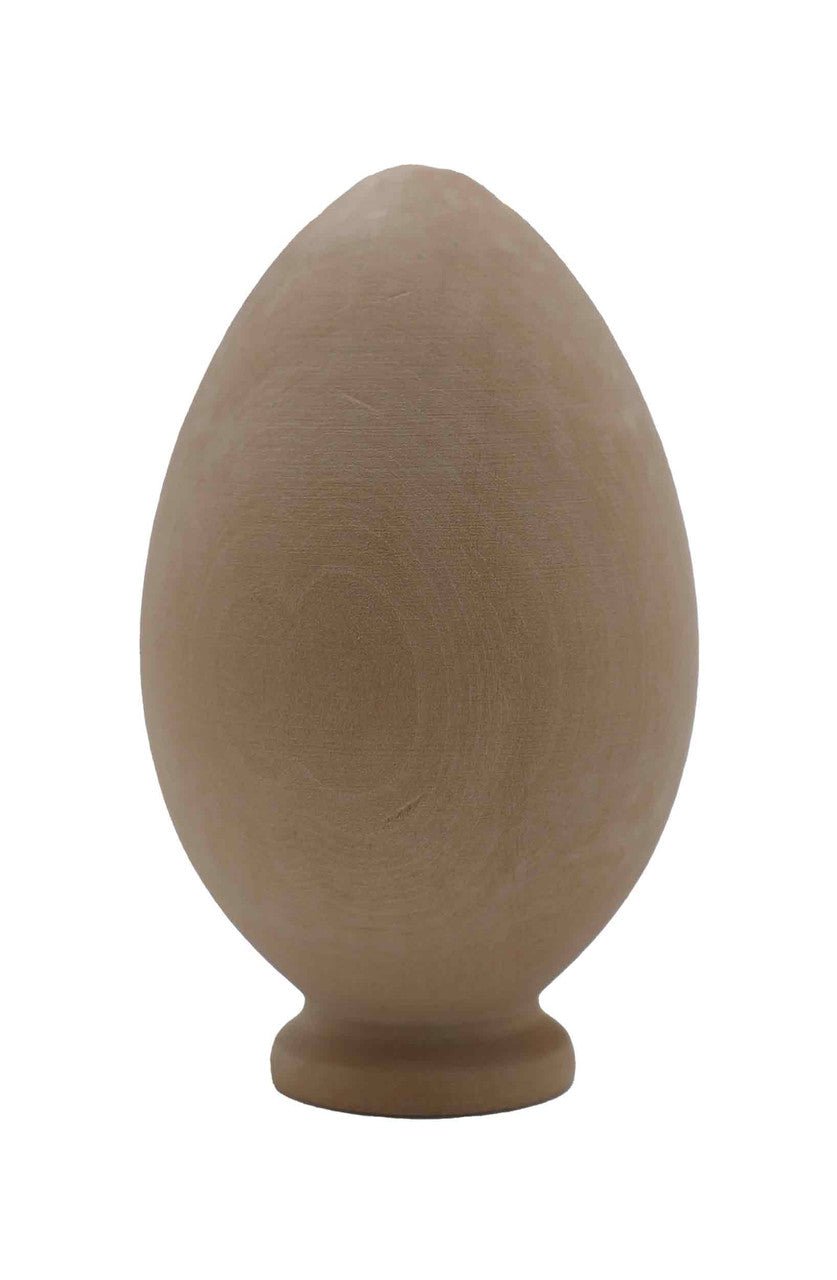 Basswood X - Large Egg on Pedestal - Cherry Tree Toys