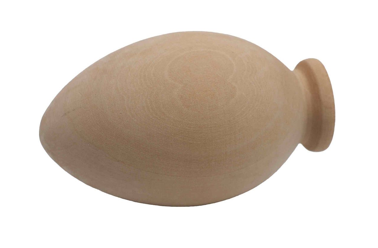 Basswood X - Large Egg on Pedestal - Cherry Tree Toys