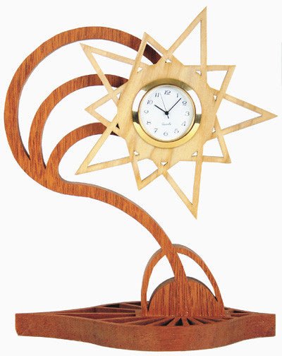 Bent Star Clock Pattern - Cherry Tree Toys