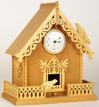 Birdhouse Clock Pattern - Cherry Tree Toys