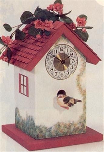 Birdhouse Clock Woodworking Plan - Cherry Tree Toys