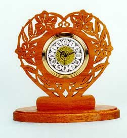 Bloomin' Heart Clock Pattern - Cherry Tree Toys