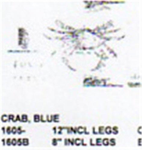 Blue Crab 12" Long Including Legs - Cherry Tree Toys