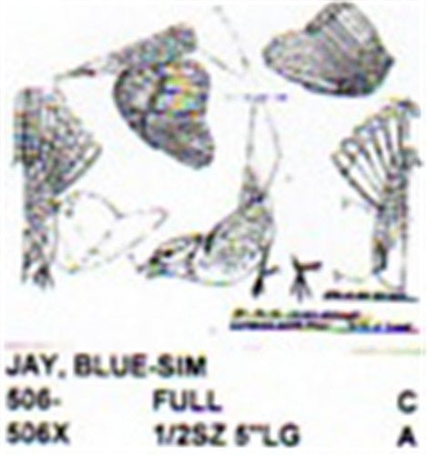 Blue Jay Scolding/Wings Down Carving Pattern - Cherry Tree Toys