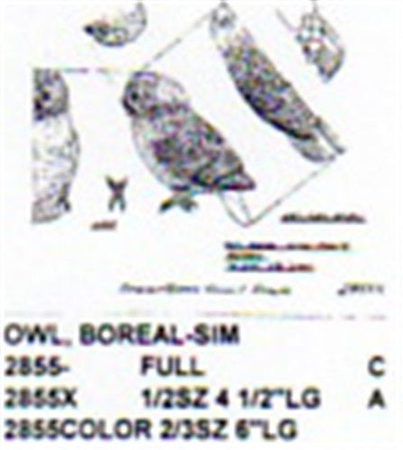 Boreal Owl Carving Pattern - Cherry Tree Toys