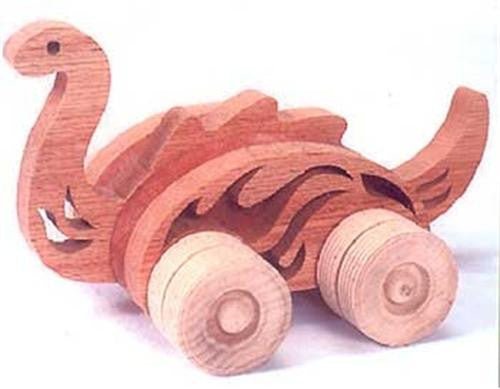 Brontosaurus Push Toy Plan - Cherry Tree Toys