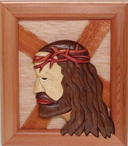 Burden of Christ Intarsia Plan - Cherry Tree Toys