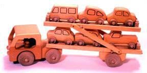 Car Transport Woodworking Plan - Cherry Tree Toys