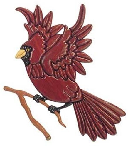 Cardinal Intarsia Plan - Cherry Tree Toys