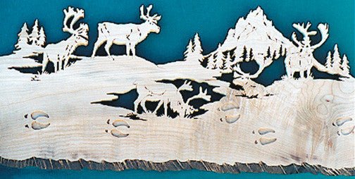 Caribou Scroll Saw Pattern - Cherry Tree Toys