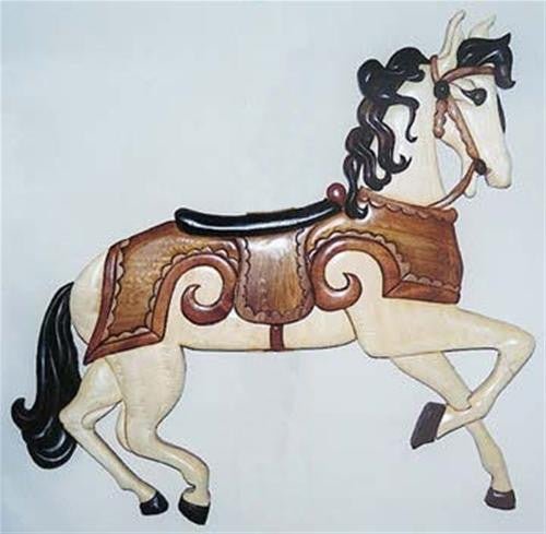 Carousel Horse Intarsia Plan - Cherry Tree Toys