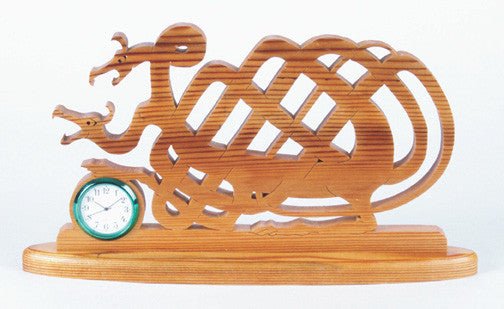 Celtic Dragon Clock Pattern - Cherry Tree Toys