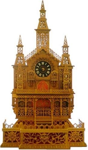 Chimes of Normandy Clock Scroll Saw Plan - Cherry Tree Toys