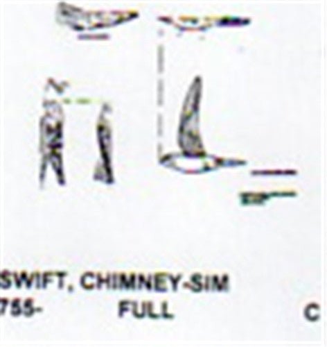 Chimney Swift Flying/On Wall - Cherry Tree Toys