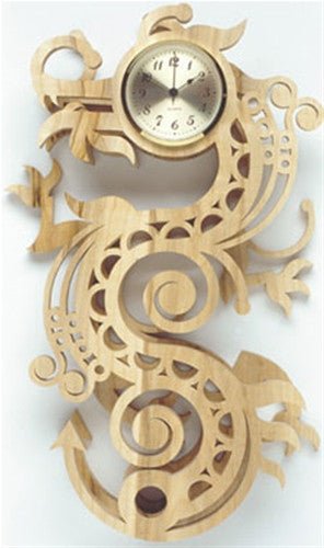 Chinese Dragon Clock Pattern - Cherry Tree Toys