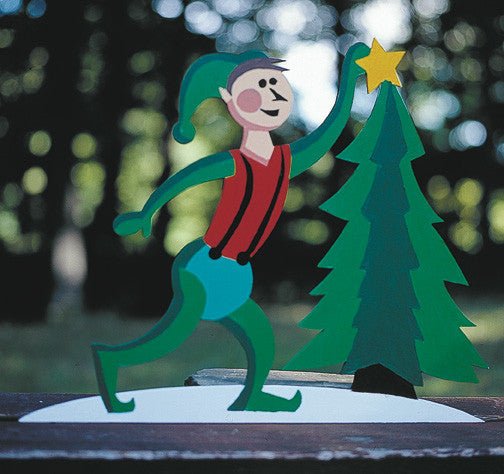 Christmas Elf Yard Decoration Plan - Cherry Tree Toys