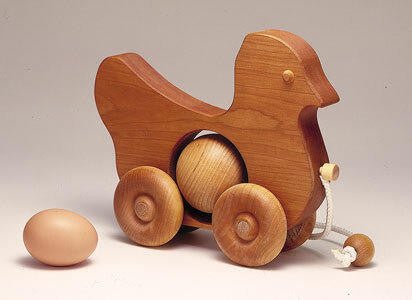 Christy The Chicken Toy Woodworking Plan - Cherry Tree Toys