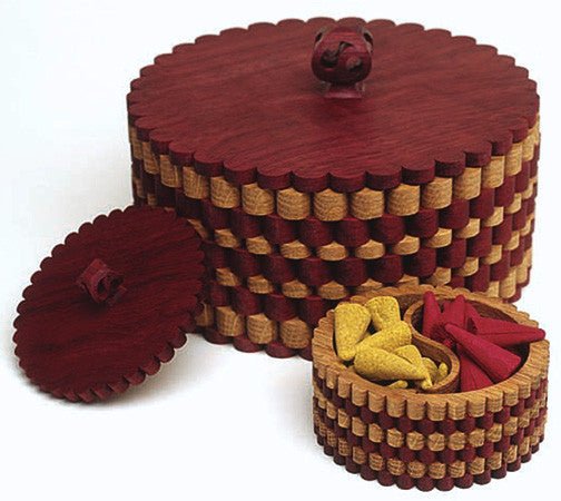 Circle Gallery Basket Scroll Saw Plan - Cherry Tree Toys