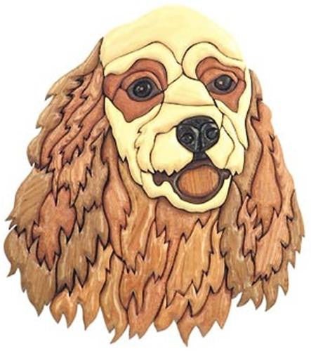 Cocker Spaniel Intarsia Plan - Cherry Tree Toys