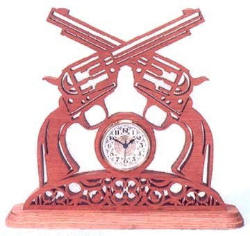 Colt 1873 Sixshooter Clock Pattern - Cherry Tree Toys