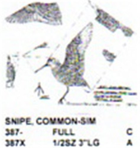 Common Snipe Flying/Landing Carving Pattern - Cherry Tree Toys