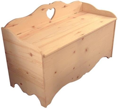 Country Storage Bench Woodworking Plan - Cherry Tree Toys