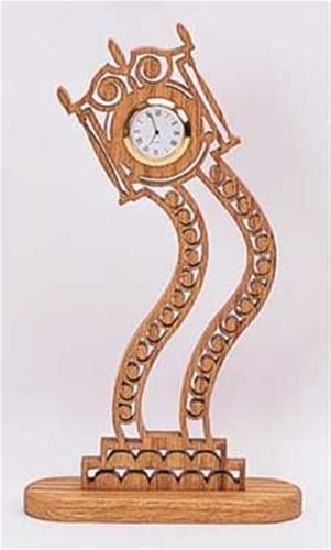 Curvy Clock Scroll Saw Clock Patterns | Cherry Tree Toys