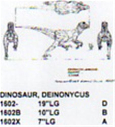 Deinonycus Dinosaur Running 7" Long - Cherry Tree Toys