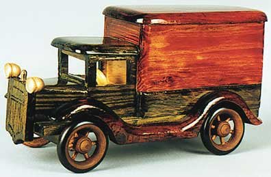 Delivery Truck Woodworking Pattern - Cherry Tree Toys