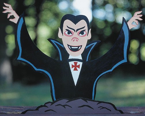 Dracula Yard Decoration Pattern - Cherry Tree Toys