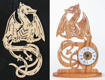 Dragon Clock Pattern - Cherry Tree Toys