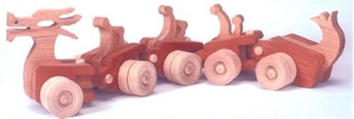 Dragon Push Toy Woodworking Plan - Cherry Tree Toys