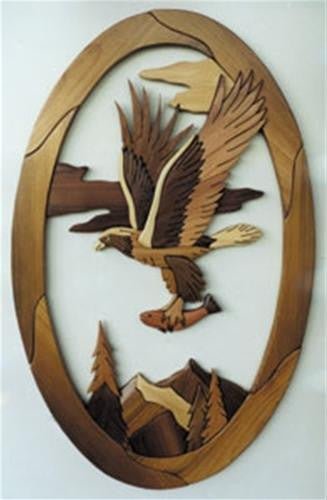 Eagle with Fish Intarsia Plan - Cherry Tree Toys