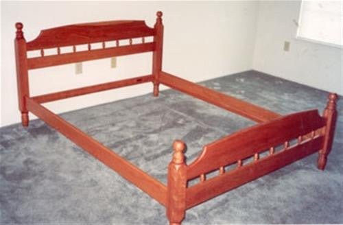 Early American Queen Bed Plan - Cherry Tree Toys