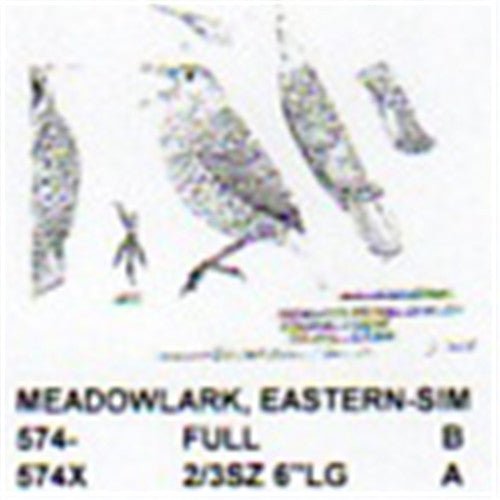 Eastern Meadowlark Standing/Singing - Cherry Tree Toys