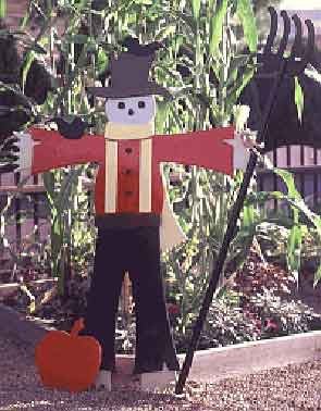 Easy Going Scarecrow Woodworking Plan - Cherry Tree Toys