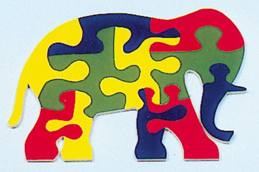 Elephant Puzzle Pattern - Cherry Tree Toys