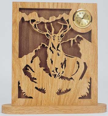 Elk Clock Pattern - Cherry Tree Toys