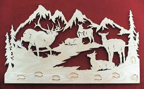 Elk Herd Pattern - Cherry Tree Toys