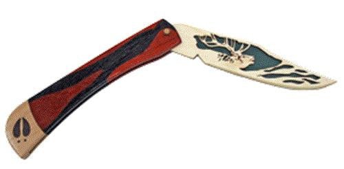 Elk Scroll Saw Pocket Knife Plan - Cherry Tree Toys