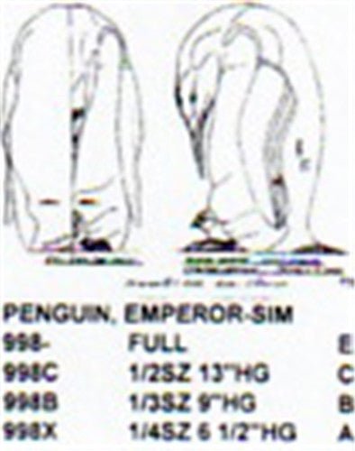 Emperor Penguin Standing - Head Down - Cherry Tree Toys