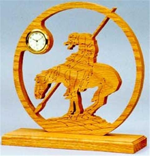 End of the Trail Scroll Saw Clock Plan - Cherry Tree Toys