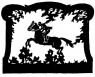 Equestrian Clock/Silhouette Pattern - Cherry Tree Toys