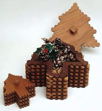 Evergreen Gallery Basket Scroll Saw Plan - Cherry Tree Toys