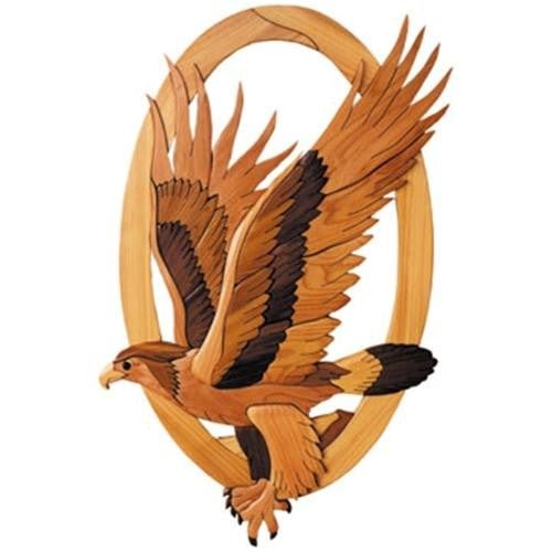 Extra Large Eagle Intarsia Plan - Cherry Tree Toys