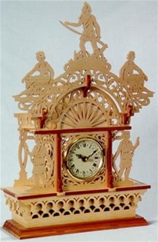 Father Time Scroll Saw Clock Plan - Cherry Tree Toys